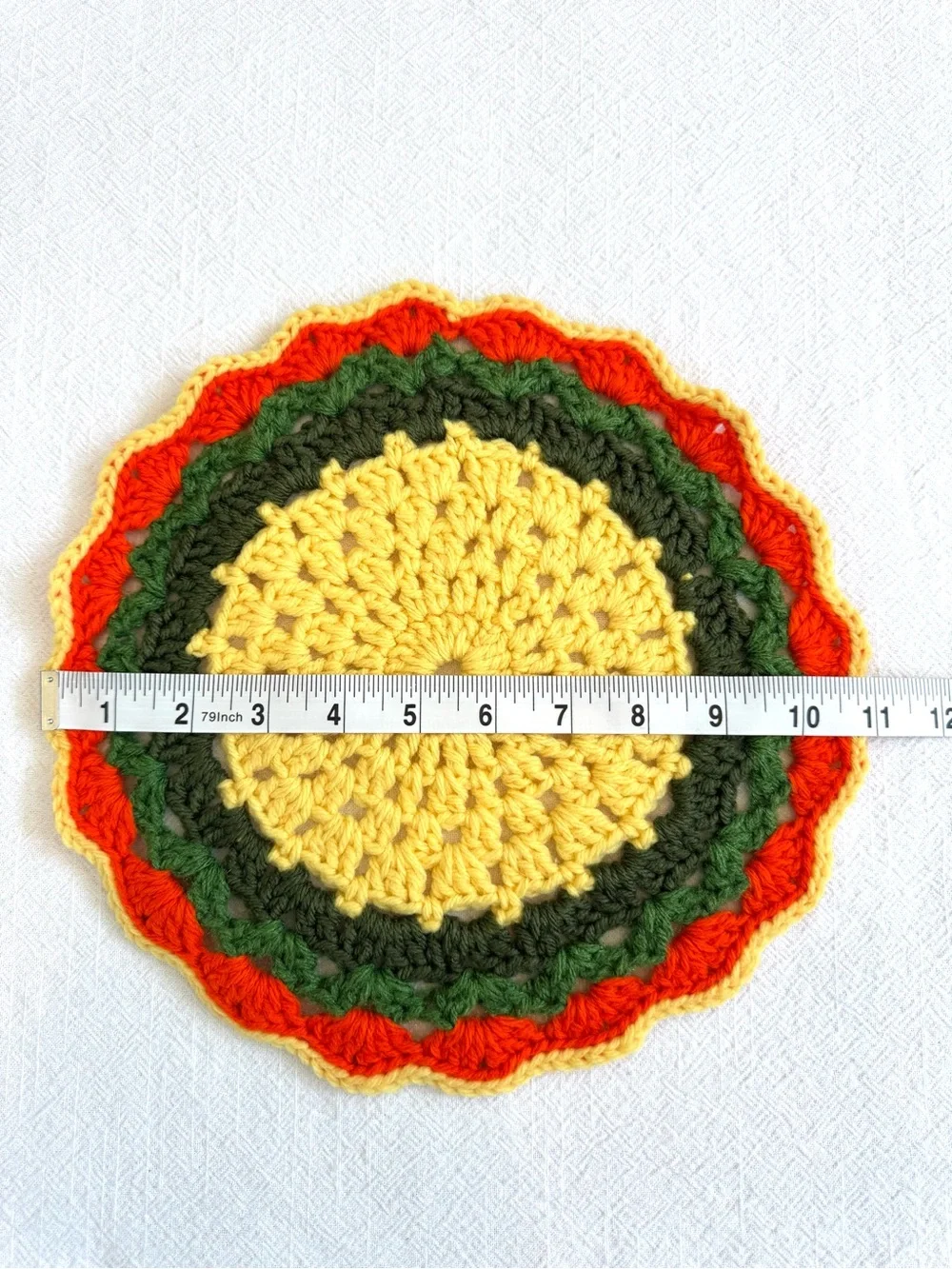 Two Handmade Crocheted Potholders.